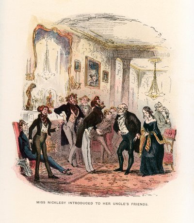 Illustration for Nicholas Nickleby by Hablot Knight Browne